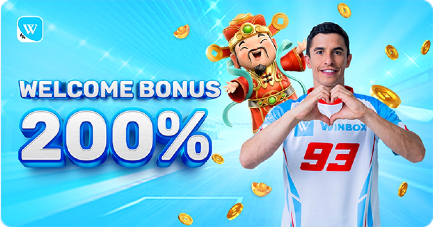 Welcome Bonus 200% Featuring Marc Marquez
