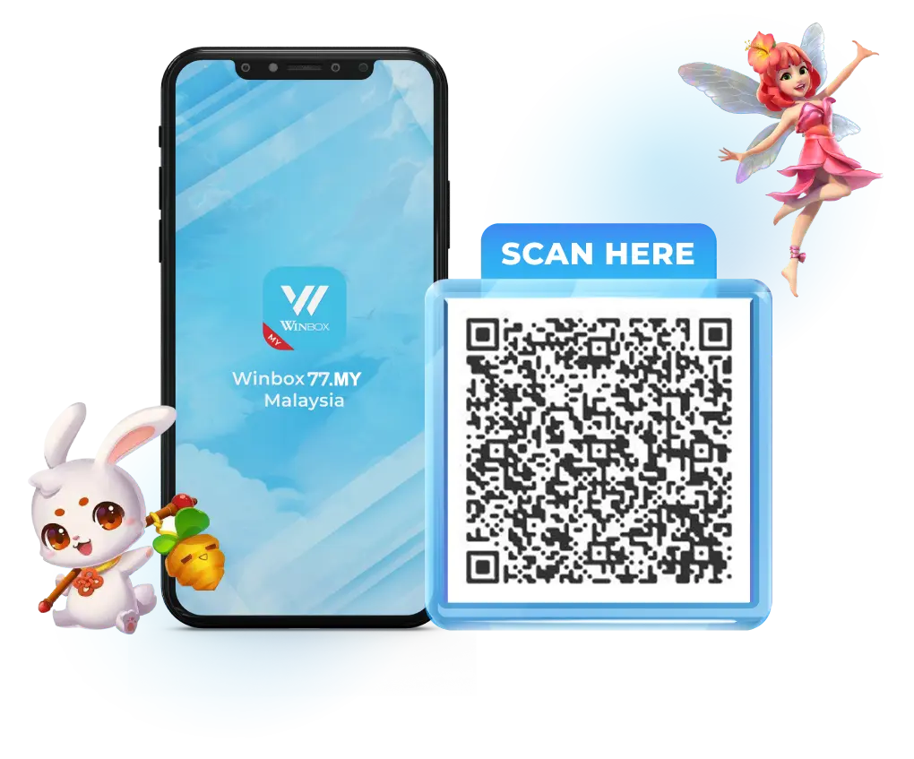 Winbox77 QR Code for the Winbox App and Winbox APK Download.